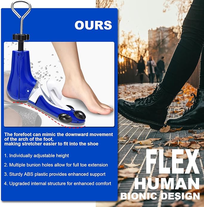 Shoe Stretcher Men Women, Boot Stretcher for Wide Feets Adjustable Shoe Tree Boot Widener Expander