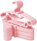 100 Pack Pink Baby Hangers Plastic Baby Nursery Closet Hangers Non-Slip Laundry Infant Hanger for Newborn Toddler Clothes,Ultra-Thin