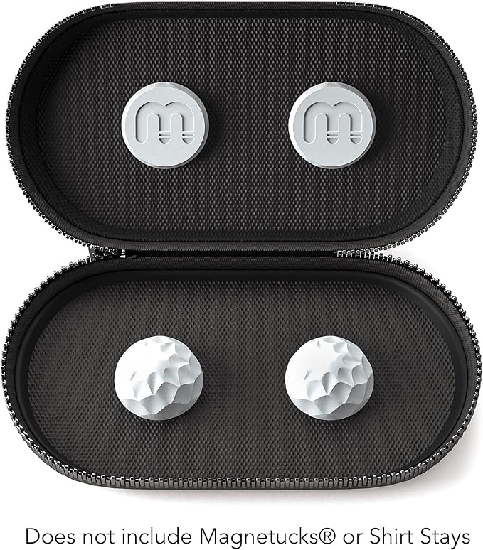 Magnetuck MagneCASE Protective Magnetic Case Magnetic Collar Stays - Sleek Black Finish