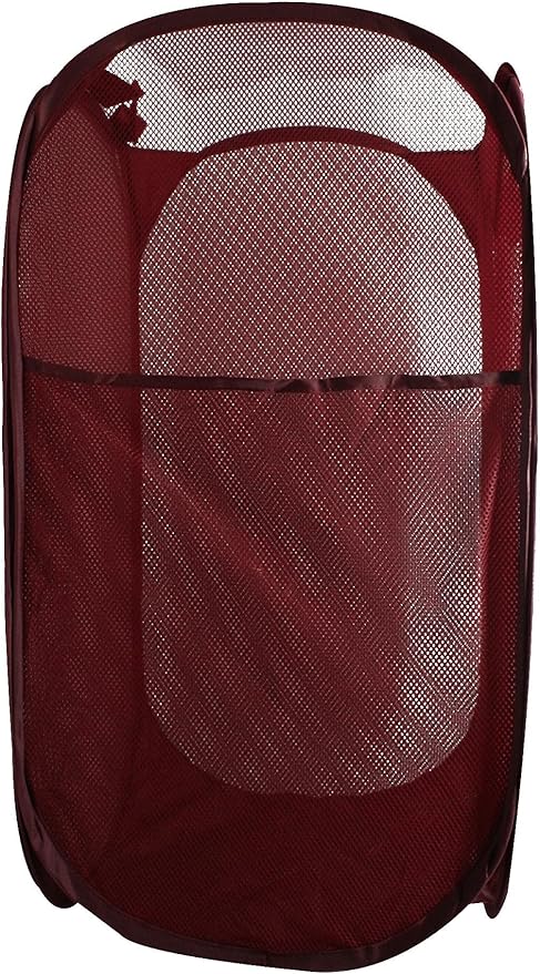 La Mart Pop-Up Hamper - 520 - Burgundy