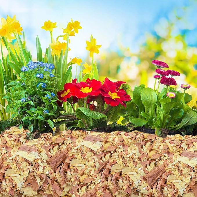 100% Natural Cedar Shavings | Mulch | Great for Outdoors or Indoor Potted Plants | Dog Bedding (8 Quart)