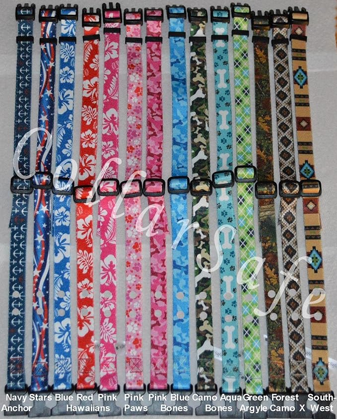 CollarSafe Replacement Collar NO Holes Fit PetSafe Stay & Play Wireless PIF00-12918/12917, Sonic Bark, Pawz Away, SportDog NoBark - Weaves Around Module - NO Holes/Read/Look at Photos