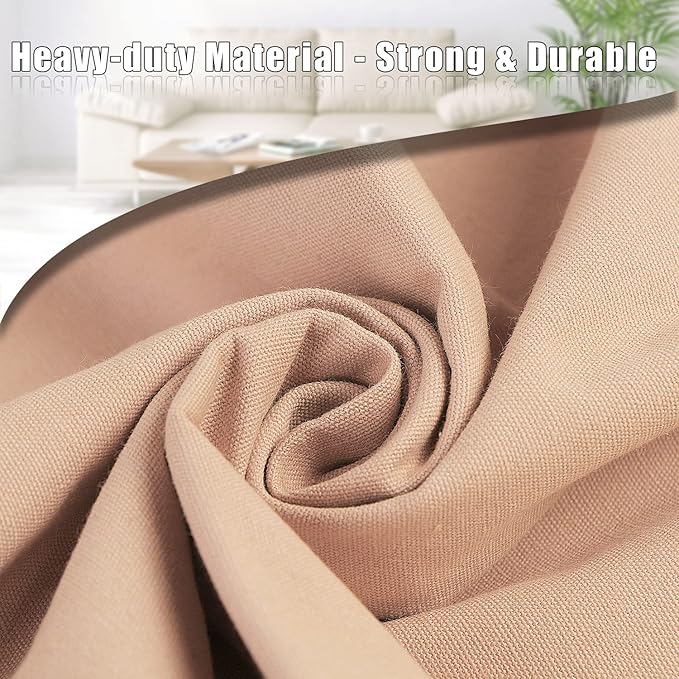 Sanlykate Large Canvas Cotton Laundry Bag with Drawstring & Handles, Heavy Duty Durable Dirty Clothes Organizer, Tear Resistant Hamper Liner Storage Bag, Travel Sack, 25.5 x 34inch - Misty Rose