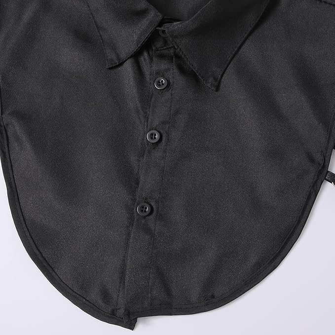 Fake Collar for Women, Detachable False Pointed Faux Shirt Collars for Office Casual Formal Outfits Graduation Daily
