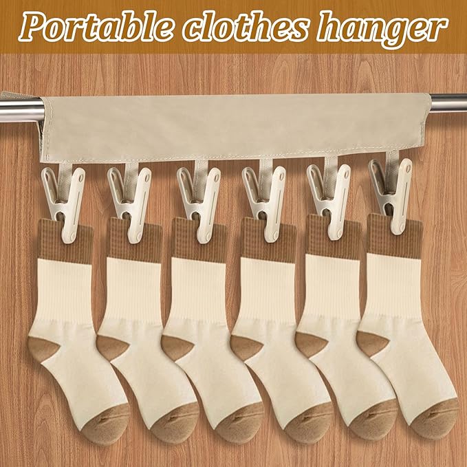 3Pcs Underwear Hanger, Underwear Drying Hanger, Underwear Clip, Peg Hanger, Clothes Drying Clip, Clothes Peg, 6 Clip Practical Underwear Clip for Home