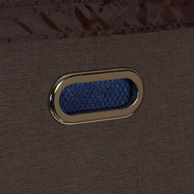 Household Essentials, Cobblestone Laundry Hamper, Sturdy Polyester Sides with Attached Magnetic Lid
