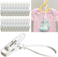 HASHI Baby Clothes & Pants Clips 36 Pack, Non-Slip Hanger Clips with Strong Grip, Space-Saving Organizer for Baby & Toddler Laundry, Closet, Socks, Stroller, Travel & Drying Rack