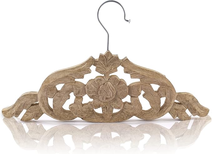 Handmade Wooden Wedding Suit Jacket Tuxedo Shirt Coat Clothes Hanger for Groom & Bridal Wedding Dress Non Slip Smooth Finish Swivel Hook Bridal Shower Party Favor Gift Ideas