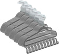 50+10 Pack Non-Slip Velvet Hangers Suit Clothes Hanger Space Saving Hangers 15~20LBS Heavy Duty 17.5"