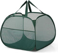 Mesh Laundry Basket,Foldable Mesh Laundry Basket,Simplized Popup Laundry Hamper,90L/24 gallons (green)
