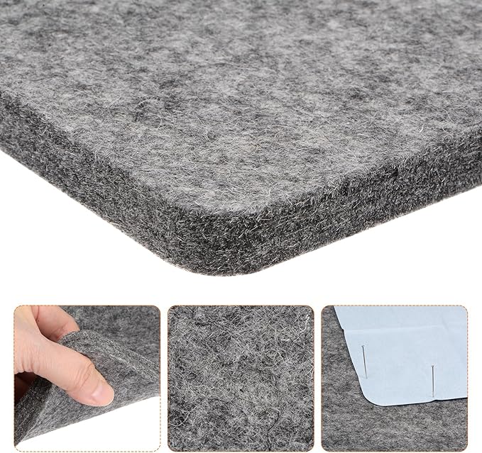 HARFINGTON Wool Pressing Mat 24" x 17" Wool Ironing Pad Sewing Notions for Crafts Quilter Quilting
