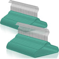 Casafield 100 Velvet Baby Hangers - 11" Size for Infant & Toddler Clothes - Teal