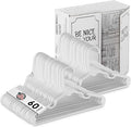 USA Made Premium Children's Clothes Hangers - Very Durable Heavy Duty Tubular Kids Hangers Plastic, Baby Hangers for Closet, 60 Pack (White)