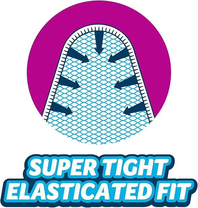 Minky Homecare SmartFit Supersize Reflector Ironing Board Cover with Heat Reflective Surface – Fits Extra Large Ironing Boards up to 57 x 21 Inches (White/Multicolor)