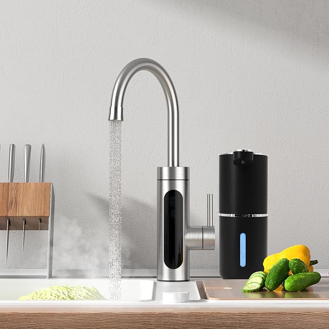 Foaming Soap Dispenser, Automatic Soap Dispenser, 13.5oz/400ml Automatic Soap Dispenser Touchless, USB Rechargeable 4 Level Adjustable Electric Hand Soap Dispenser, for Bathroom, Kitchen,Hotel(Black)