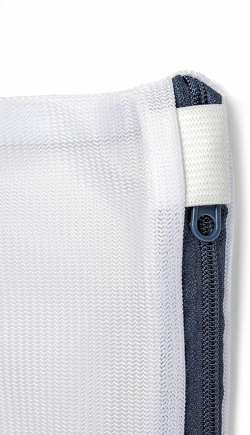 Fishers Finery Mesh Laundry Bags - Large Sweater Size Zipper Wash Bags for Delicates - Washing Machine Durable and Safe, Lingerie and Garment Bag (3 Pack)