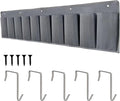 RV Shoe Pockets 10 Pockets Heavy Hanging Bedside Storage Organizer with Sturdy Hooks Storage Pockets Hangs on bed for Shoes Toys and Tool Accessories