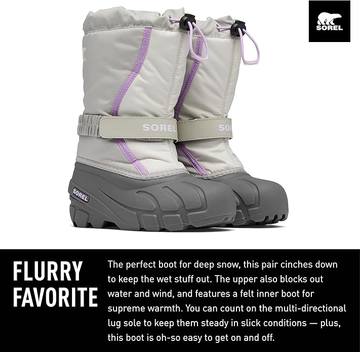 SOREL - Youth Flurry Winter Snow Boots for Kids