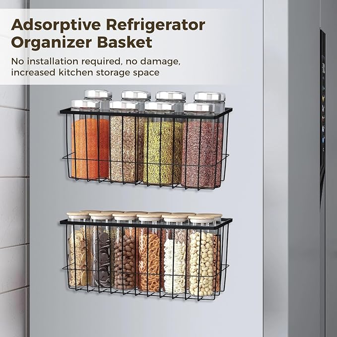 BATTIPAW 3 PCS Magnetic Dryer Ball Holder, Wall Mount Dryer Ball Rack for Laundry Room, Dryer Ball Shelf for Organization and Storage, Magnetic Lint Bin for Laundry Room