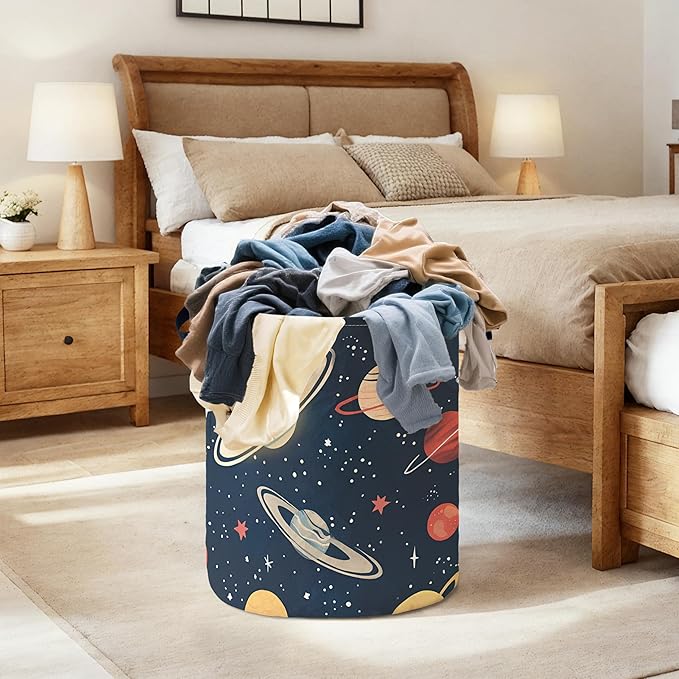 Clothes Blankets Towel and Toy Storage Bag for Bedroom,Laundry Basket With Handles,Dirty Clothes Hamper For Bathroom,Living Room Closet Organizer