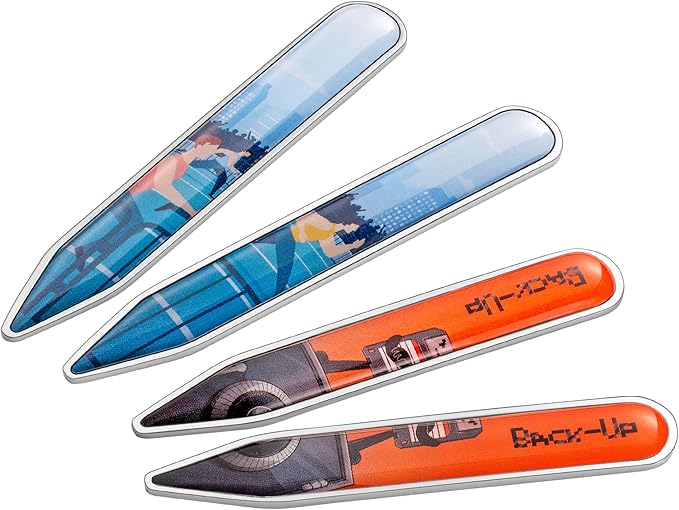 Stainless Steel Collar Stays for Men | Collar Insert Set Made with Surgical Grade Stainless Steel