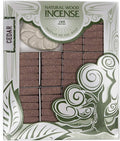 Incienso de Santa Fe - Cedar Natural Wood Incense Bricks with Holder, 100 Count - Made in The USA