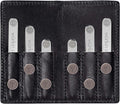 Würkin Stiffs Assorted Power Stays Magnet Collar Stay Travel Set Leather Wallet Case | Gift for Men | Seen on Shark Tank