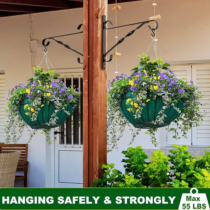 GAViA Heavy Duty S Hooks, S Shaped Hooks Hanging Hooks Matte Black S Hooks for Hanging Pots and Pans, Plants, Coffee Cups, Clothes, Bags, Towels in Kitchen, Bedroom, Office, Garden, Bathroom, 20 Pack