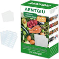 AENTGIU 400 Vacuum Sealer Storage Bags, 8x12 Inch Seal a Meal Bags, BPA Free Quart Bags, Compatible with All Heat Vacuum Sealers Machine, Heavy Duty, Ideal for vac storage, Meal Prep or Sous Vide