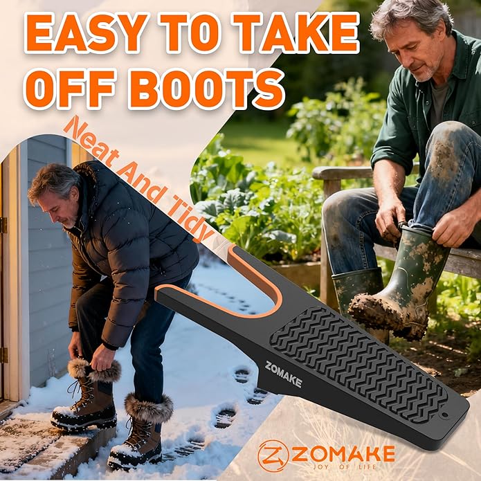 ZOMAKE Boot Jack,Boot Remover for Cowboy Boots,Boot Puller Boot Take Off Helper Boot Removal Tool for Men,Shoe Remover Helper