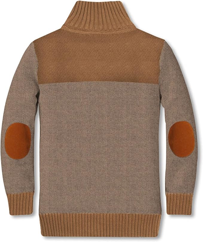 Gioberti Kids and Boys 100% Cotton Button Down Collar Knitted Pullover Sweater