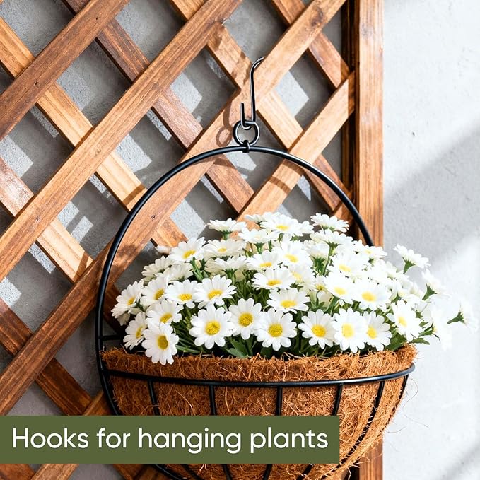 18 Pack S Hooks for Hanging, Variety Sizes 6 PCS Large 4"/ 6 PCS Medium 3"/ 6 PCS Small 2.4" Pot Hooks for Rack Hanging Pans Pots, Heavy Duty Metal S Hooks for Hanging Clothes Bags Towels Plant
