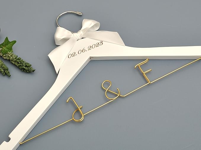Personalized Bridal Dress Hangers | Bride & Wedding & Bridesmaid Gifts, Mr & Mrs Custom Hangars, Graduation Keepsakes | Doctor/Phd & Professional Career Hangers