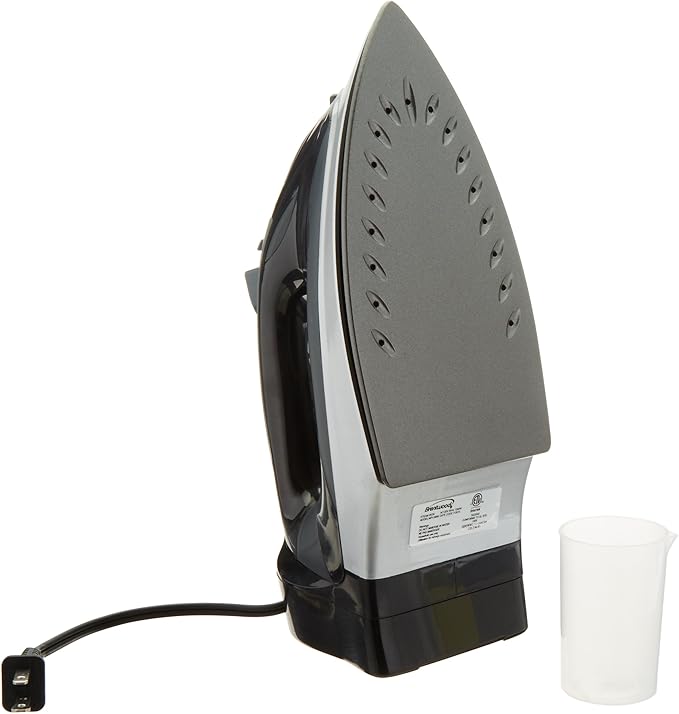 Brentwood MPI-59B Power Steam Iron Nonstick, Black