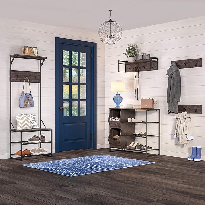 RiverRidge Afton 3-Hook Coat Rack (4 Pack)