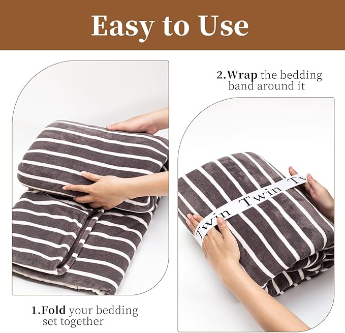 20PCS Bed Sheet Organizer Bands, Storage Labels and Sheet Keepers for Linen Closet - Elastic Bedding Straps for Foldable Bedsheet, Pillow Case, Duvet