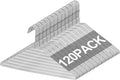 120 Pcs Wire Hangers Bulk 17.7" Dry Cleaner Hangers, Suit Holders for Home Caped Clothing (Silver)