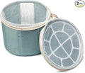 2 Pack Bra Laundry Bags for Washing Machine, Delicate Underwear Wash Bags with Anti-Deformation Structure & Fixed Friction Plates