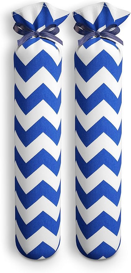 Boot Shaper Stands for Closet Organization - Keeps Them Shaped Properly - Many Patterns to Choose from - 1 Pair (Blue Chevron)