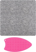 HARFINGTON Wool Pressing Mat 13.5" x 13.5" Wool Ironing Pad Sewing Notions for Crafts Quilter Quilting