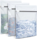 BAGAIL Laundry Bags Mesh Wash Bag for Intimates Lingerie and Delicates,3Pcs(Honeycomb,3L)