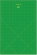 Dritz Omnigrid Gridded Mat, 24" x 36", Green,Grey