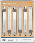 Würkin Stiffs Power Stays Magnetic Collar Stays|Power Stays with Storage Case | Metal Shirt Collar Stays for Men Clothing