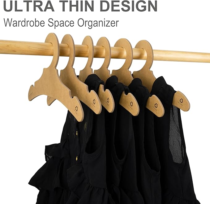 Baby Hanger for Nursery Closet Storage 11" Save Space Kids Hangers for Infant Children,Non-Slip Toddler Clothes Pants Hangers for Boy Girl Newborn ECO Friendly Cardboard Hanger Garment Display