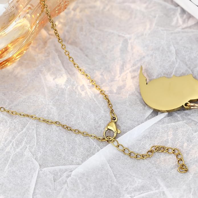 Chunky Gold Necklace for Women Gold Evil Eye Cowboy Pendant Necklace Dainty Paperclip Chain Vintage Luck Amulet Choker Necklaces Celestial Jewelry Gift