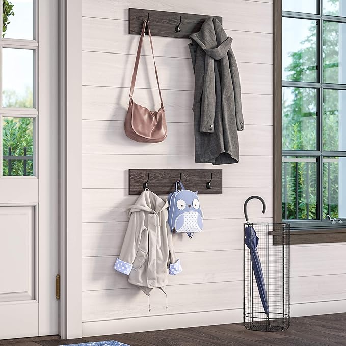 RiverRidge Afton 3-Hook Coat Rack (4 Pack)