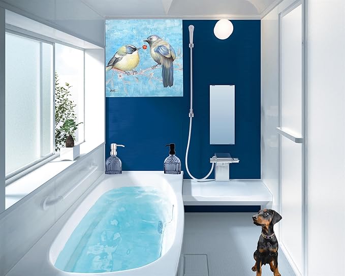 Glass Soap Dispenser for Kitchen and Bathroom Contertop Wash Hand Liquid, Dish Detergent, Farmhouse Style Shampoo Lotion Pump (1, Blue Glass with Black, 4" x 2"x 6-5/8")