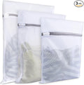 Mesh Laundry Bags for Delicates, 3 Pack Laundry Bags Mesh Wash Bags in 3 Sizes(1 Large, 1 Medium, 1 Small), Durable and Gentle Lingerie Bags for Washing Delicates, Garment Bag for Washing Machine