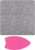 HARFINGTON Wool Pressing Mat 14" x 14" Wool Ironing Pad Sewing Notions for Crafts Quilter Quilting