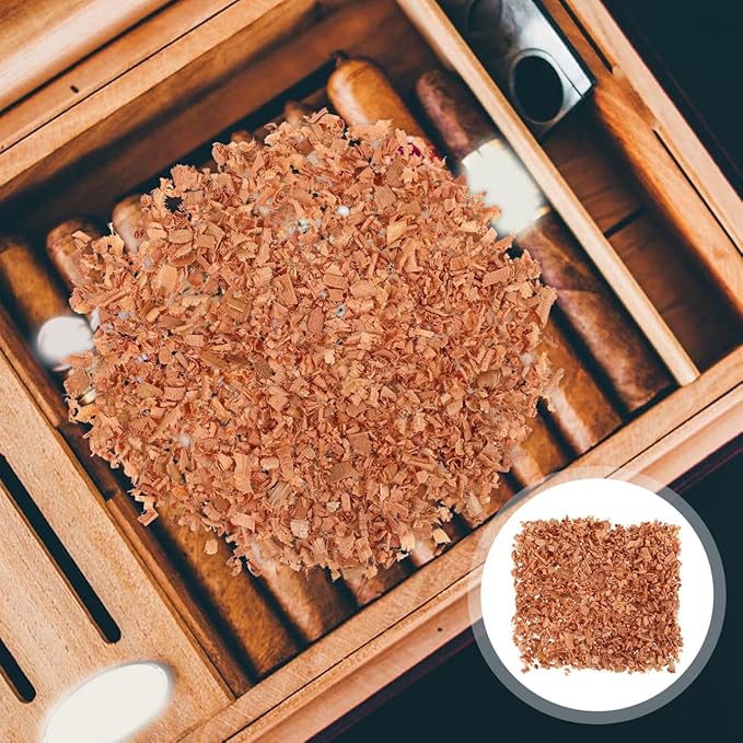 Cedar Shavings 1bag 50G Pet Bedding Practical for Closets Humidor Accessories Cigar Box Aromatherapy Aromatic Chips